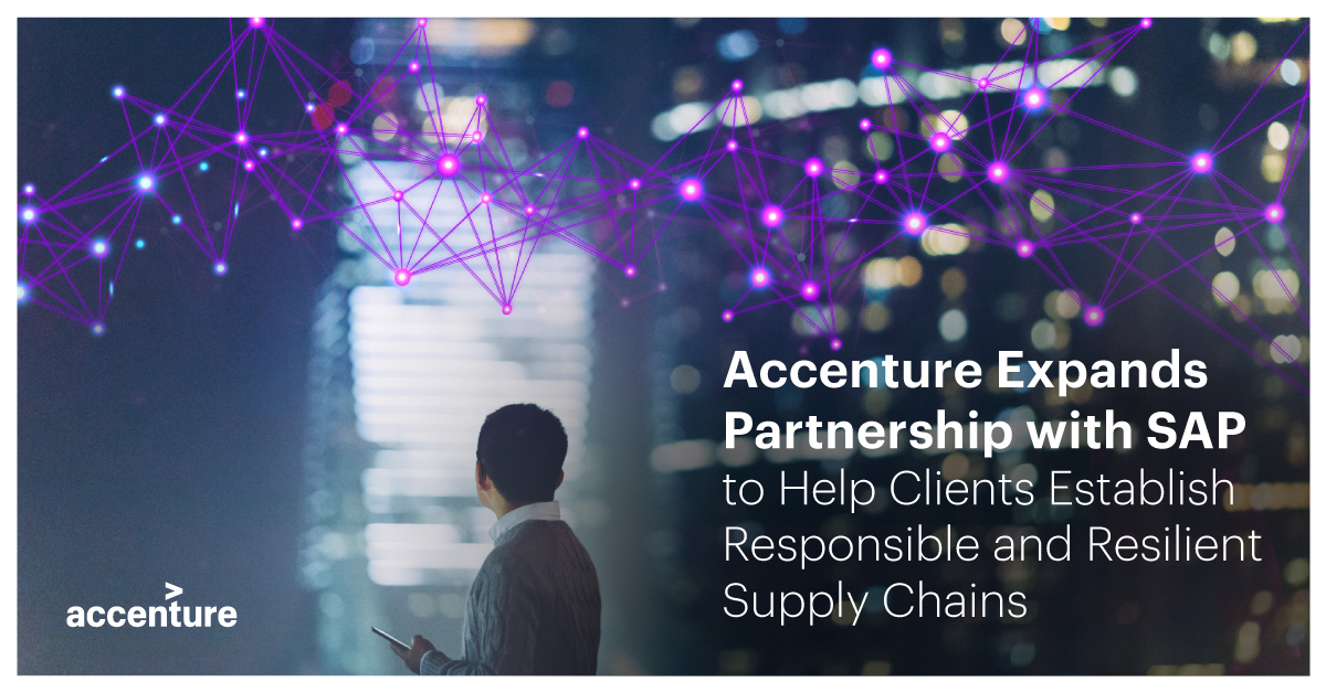 Accenture Expands Partnership With SAP To Help Clients Establish ...